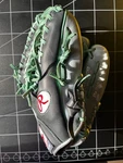 Rawlings Trap-eze Model Baseball Glove Used Mlb Logo Gray Green From Japan. Fixed Price $464.99.