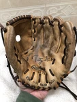 Rawlings GJ79 Rusty Staub Fully Relaced 10.5 Display Baseball Glove Right Throw. Fixed Price $150.00.