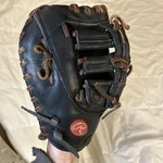Rawlings Black Baseball 1ST Gold Glove Mitt Left Hand Throw. Fixed Price $68.99.