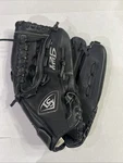 Louisville Slugger Baseball Softball Glove 125 Series Professional Right 2514 Bk. Fixed Price $43.19.