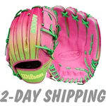 Wilson A2000 Omaha Series B2SS Cherry Limeade 12" Rht Pitcher's Glove Ltd. Ed.. Fixed Price $229.95.