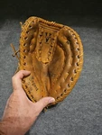 Regent First Baseman Glove 00144. Vtg 10 Rh. Possible Bob Feller Autograph. Fixed Price $17.99.