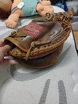 Rawlings RCM30C Catchers Mitt Baseball Glove Joe Mauer Rht Lite Toe Brown Vtg. Fixed Price $39.99.
