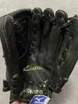 Mizuno Prospect Fastpitch Softball Glove MMX1205 Rh Throw Black Lime Stitch 12". Fixed Price $54.99.