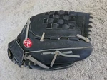 Rawlings SB40 Silverback Baseball / Softball Glove Mitt Black Leather Rht 14. Fixed Price $55.00.