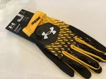Under Armour Men's Baseball Clean Up Batting Gloves Yellow & Black New. Fixed Price $23.99.