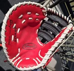 Benjamin Vinci Baseball Glove JBV04 12.5 To 13 Lht Red White 1ST Baseman Mitt. Fixed Price $174.95.