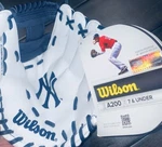 10 " Wilson A200 New York Yankees Dustin Pedroia Ball Glove Age 7 & Under Rht. Fixed Price $22.98.