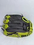 Louisville Slugger 10.5 DV14HG Youth Ballglove Black /neon Yellow Rht Preowned. Fixed Price $18.99.