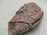 Vintage 1958 Rawlings LB10 Lew Burdette Leather Baseball Glove. Fixed Price $47.00.