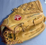 Rawlings RBG60 Nolan Ryan 12 1/2" Leather Basket Web Baseball Glove Left. Fixed Price $24.99.