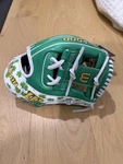 Wilson A2000 New 1786 11.5 Baseball Glove Right Hand Throw Shamrock. Fixed Price $210.00.