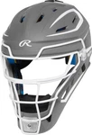 Rawlings Mach Pro Catcher's Helmet Senior Graphite White Nocsae - Nib. Fixed Price $192.98.