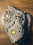 Wilson A200 Youth 10 Leather Baseball Glove Black Little League Mlb Left Hand. Fixed Price $16.96.