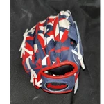 Franklin Digitek 22864-8 Baseball Softball Glove 8" Blue Red White Dura-bond. Fixed Price $10.34.