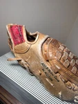 Vintage Rawlings FJ15 Boog Powell Lefty First Base Mitt Glove Basket Web. Fixed Price $44.00.