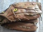 Wilson 13" Optima Gold Series Og A2724 Softball Glove. Fixed Price $20.00.