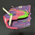 Franklin Mesh Tek Baseball Glove Girls Youth Size 9.5" 22804 Pink Purple. Fixed Price $12.99.