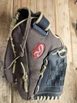 Rawlings Baseball Glove RBG36TBR 12.5" Inch Right Hand Throw Leather Shell. Fixed Price $20.00.