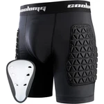 Coolomg Youth Padded Sliding Shorts With Protective Cup Boys Small, Black. Fixed Price $31.03.