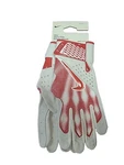 Nike Alpha Elite Batting Gloves Baseball White/university Red Men Size Large. Fixed Price $44.99.