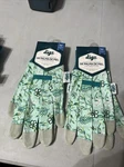 Digz (2 Pair) Medium Leather Palm Garden Gloves With Knit Wrist Women's. Fixed Price $13.50.