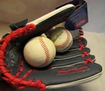 Rawlings Players Series Youth Baseball Glove 11 Inch Navy Red White W/2 Balls. Fixed Price $19.99.