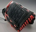 Youth Rawlings Baseball Mitt PL110SB 11" Black & Red Right Hand Throw. Fixed Price $12.39.