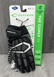 Cutters The Gamer 3.0 Youth Large Football Gloves Black White C-tack Grip. Fixed Price $24.99.