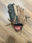 Rawlings Premium Series Distressed Full Grain Leather Baseball Glove Lht. Fixed Price $29.99.