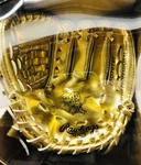 New Rawlings Miniature Metallic Gold Glove Award With Stand. Fixed Price $38.10.
