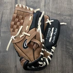Rawlings Playmaker Series PM809RP 9.5" Leather Glove Tan/black Baseball Youth. Fixed Price $13.81.