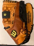Wilson Elite Softball Glove A2477 13" Right Handed Throw Rht Custom Fit Leather. Fixed Price $13.99.