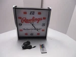 Rawlings Finest The Field Led Light Up Advertising Wall Clock Brand New. Fixed Price $125.00.