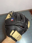 Wilson A2451 Youth Black Tan 11" Leather Baseball Glove Custom Fit Lh. Fixed Price $22.00.