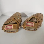All-pro Pee-wee PW-77-100 Baseball Gloves Youth Leather Vtg Set Of 2 Korea. Fixed Price $26.00.