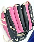 Dicks Kid's Baseball Glove 8" T-ball Team Sports Pink Black. Fixed Price $7.99.