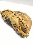 Vintage Louisville Slugger Cowhide Catchers Mitt Major Leaguer Right Hand Throw. Fixed Price $30.00.