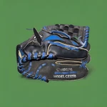 Worth Baseball Glove Model CZ115B Black Leather Youth 11.5. Fixed Price $25.00.