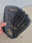 New Rawlings PM1250B 12.5 Playmaker Series Rht Black Baseball Glove. Fixed Price $50.00.