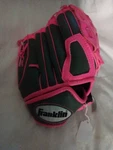 Franklin Baseball Glove Girl's Pink Gray Mitt Rtp Youth - 10.5" Left. Fixed Price $18.95.