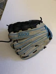 Wilson A800 12.5 Baseball Softball Glove Rht Gray Blue Black A08RF16125. Fixed Price $49.00.