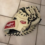 13" Rawlings GGEFB13C Elite Rht First Base Mitt Leather Glove. Fixed Price $149.77.