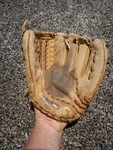 Vtg Regent Fielders Baseball Glove 5500 Spiral Laced Top Grain Leather Japan. Fixed Price $34.95.