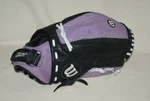 Wilson 11.5" Fast Pitch 'cat Osterman' GLOVE-#FP115CAT-RHT-PURPLE/BLACK-USED/VG. Fixed Price $25.99.