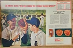 Vintage 1964 Kaline Detroit Wilson A2000 / A2920 Baseball Glove Advertisement. Fixed Price $7.99.