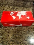 Vintage 1980S Nike Shoe Box Burt Bruin 1200 World Map - Only.. Fixed Price $25.00.