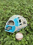 Ssk Z9 Maestro 11.5" Infield Baseball Glove Camel/teal. Fixed Price $189.99.