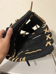 Rawlings R115BR Baseball Glove 11.5 Rht Leather Palm Cushioned Pad Black Tan. Fixed Price $44.99.