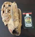 Vtg Macgregor Gxsb Softball Glove Deep Pocket Full Grain Leather W/ Oil. Fixed Price $24.95.
